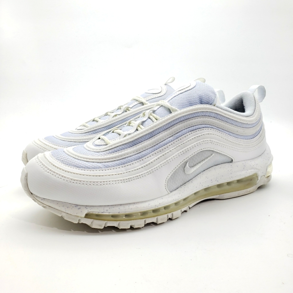 Mens Nike Air Max 97 2018 Summit White/ Light Blue 921826-104 size 12 with box